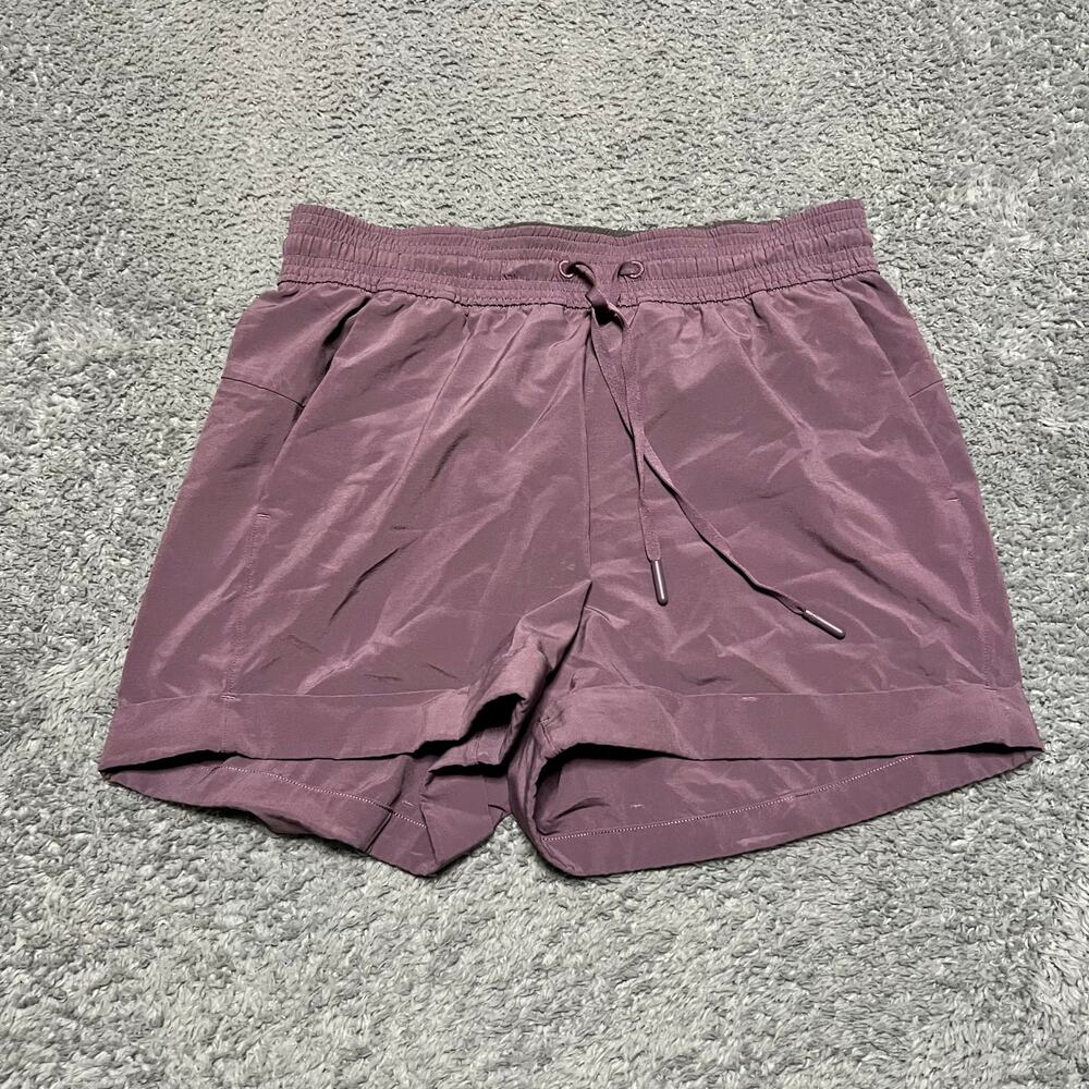 Lululemon Spring Break Away Shorts Womens 4 3" Purple  Stretchy Lined W7AM5S